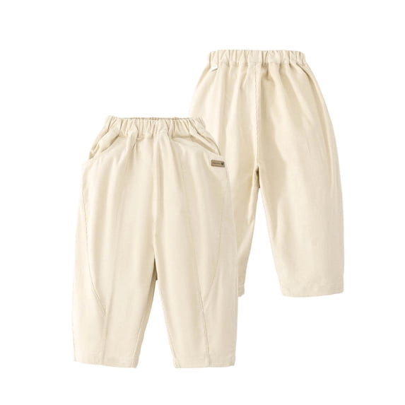 OJSFQUFP Boys Pants Winter Thick Warm Sports Pants Loose Casual Pants Kids Pants Stretch