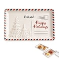thumbnail image 1 of OJSFQUFP Christmas Rectangular Platter Serve Cookies & Festive Treats Ceramic Serving Tray Santa Reindeer Tree Decor Home Table Celebration, 1 of 7