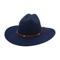 thumbnail image 1 of OJSFQUFP Cowboy Hat for Women and Men with Shapeable Wide Brim Cattleman Western Hats for Cowboys And, 1 of 6