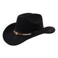 thumbnail image 1 of OJSFQUFP Cowboy Hat for Women and Men with Shapeable Wide Brim Cattleman Western Hats for Cowboys, 1 of 5