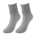 thumbnail image 1 of OJSFQUFP Crew Slouch Socks Women Retro Scrunch Short Sock Soft Solid Ankle, 1 of 9