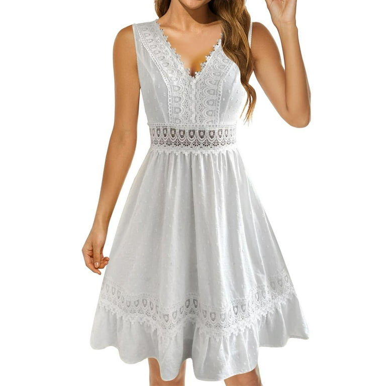 Lace V-Neck Sexy Backless Dress Lace V-Neck Sexy Backless Dress