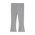 thumbnail image 1 of OJSFQUFP Girls Leggings Spring and Fall Slight Solid Color Simple Western Slim Fit Elastic Baggy Sweatpants Kids, 1 of 7