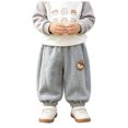 thumbnail image 1 of OJSFQUFP Girls' Pants Leg Binding Pants Baby and Toddler Sanitary Pants Thickened Clothing Outerwear Warm Pants Travel Pants for Kids, 1 of 7