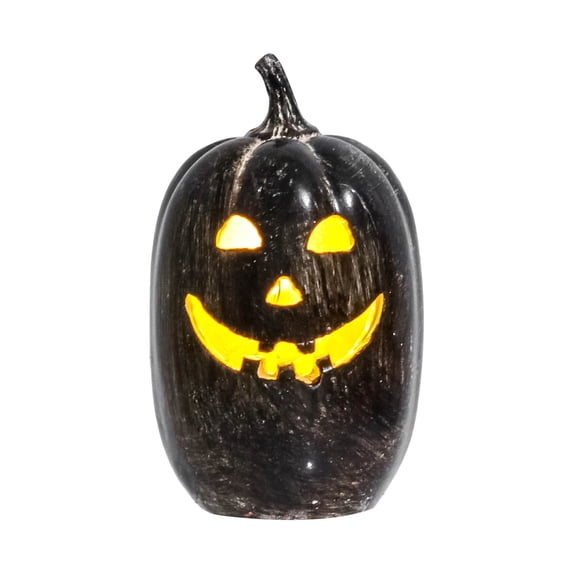 OJSFQUFP Halloween Decorations - Fall Decor - Handmade Terracotta Jack O Pumpkin with LED Light Cute Decoration Centerpieces for Tables Porch Yard Home Kitchen Front Door Mantel