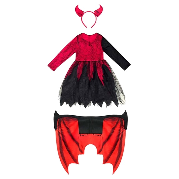 OJSFQUFP Halloween Girl's COS Performance Outfit for Girls Halloween for Kids