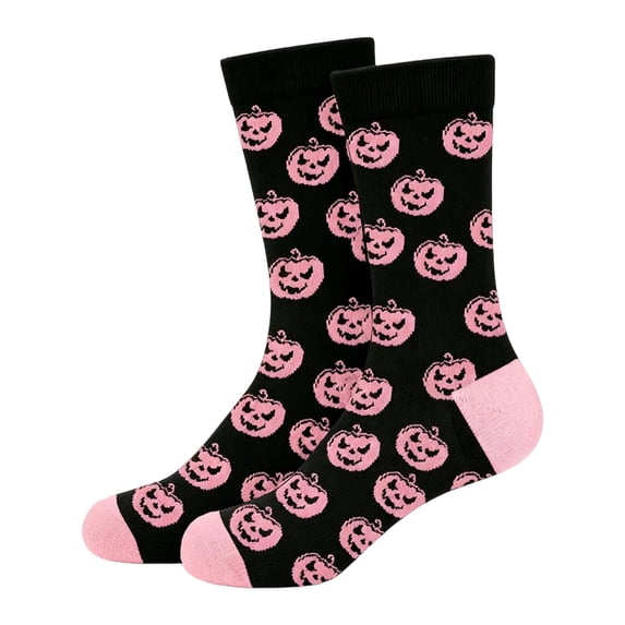 OJSFQUFP Halloween Socks Novelty Funny Holiday Printed Crew Socks for Men Women