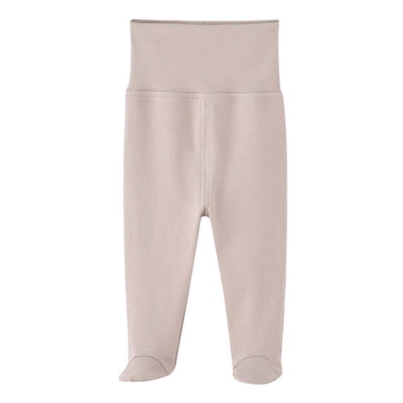 OJSFQUFP Infant Baby Boys Girls Soft Cotton High Waist Footed Pants Casual Leggings with Feet Kid's Pants