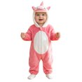 thumbnail image 1 of OJSFQUFP Infant and Toddler Flannel Bodysuit Cute Cartoon Soft and Comfortable Hooded Romper for Fall and Winter., 1 of 4