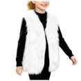 thumbnail image 1 of OJSFQUFP Kid's Fall and Winter Faux Vest Stylish Warm and Thickened Sleeveless Jacket, 1 of 6