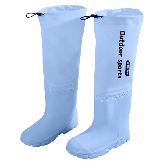 OJSFQUFP Kids Knee High Water Proof Rain Boots Lightweight,Non-Slip Outsole,Outdoor Rainy Play,Unisex Boys Girls Toddler