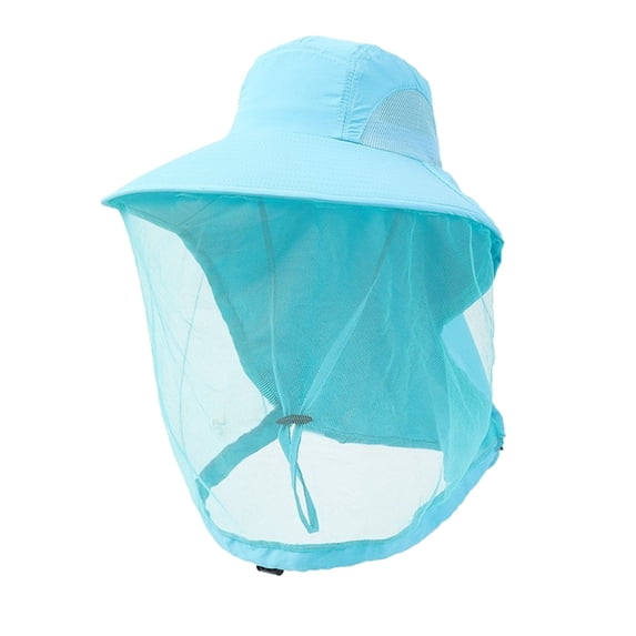 OJSFQUFP Men and Women UPF 50+ Sun Hat with Hidden Head Net and Neck Mesh for Outdoor Fishing Hiking Camping