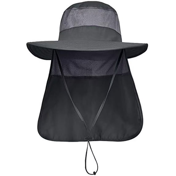 OJSFQUFP Men's Summer Sun Hat Quick Drying Breathable Fisherman Hat Sun Hat UV Splash Sunshade Curtain Hat