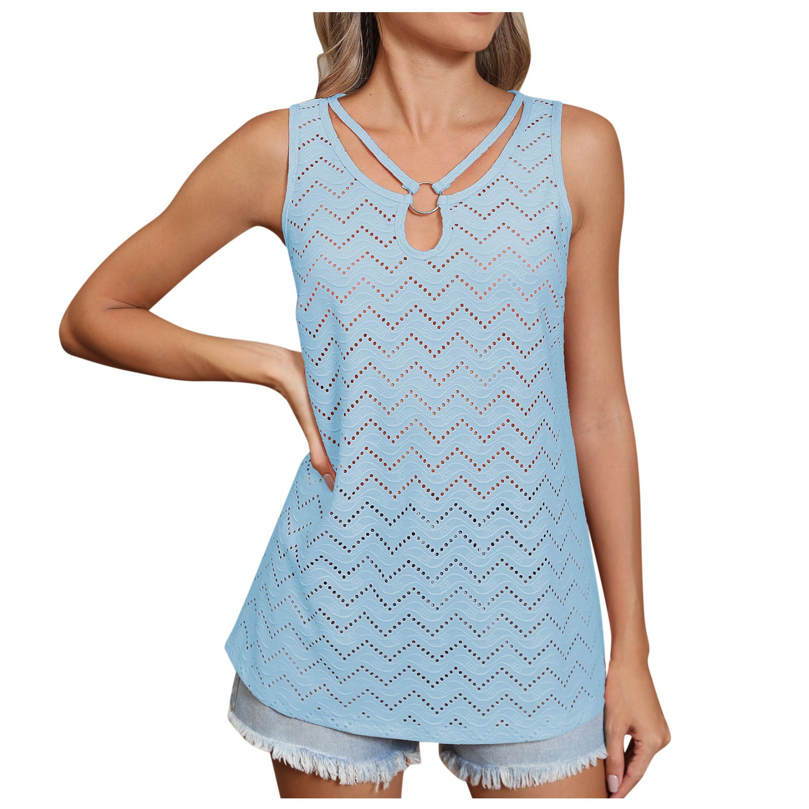 トップス Melt the lady tiny fluffy tank+ tops Melt the lady tiny fluffy tank+tops
