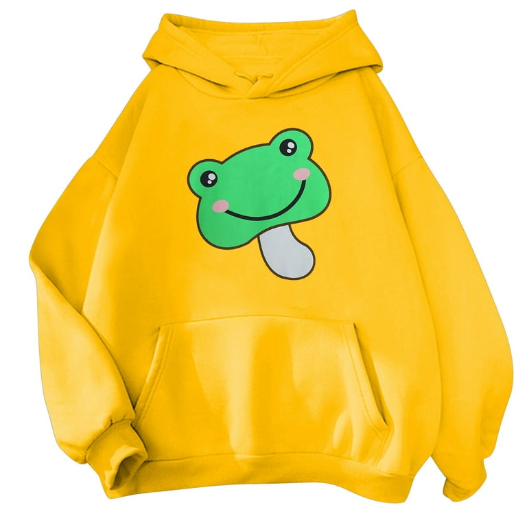 Cute yellow hoodies best sale