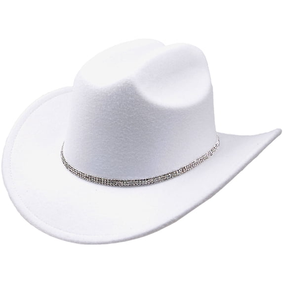 OJSFQUFP Party Cowboy Hat Music Party Fashion Jazz Hat Western Cowboy Hat