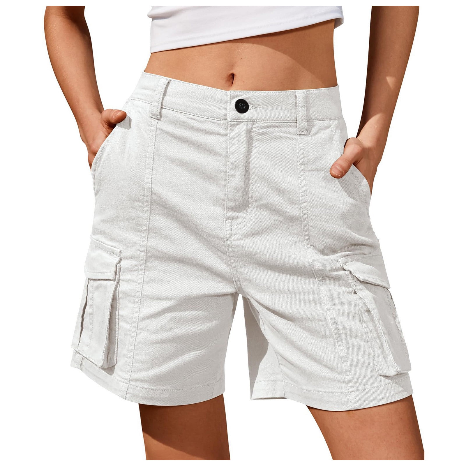 ショートパンツ KAOS Women Shorts  Burmudas QPJCO034 1041 White Amazon.com: BAZSO Shorts for Women Shorts Women's Shorts