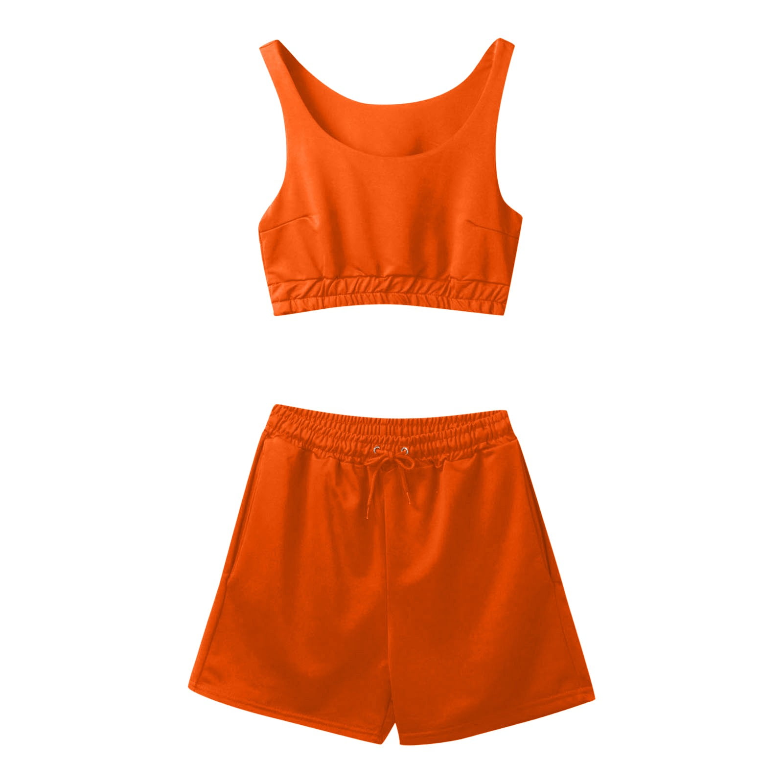 adidas two piece crop top and shorts