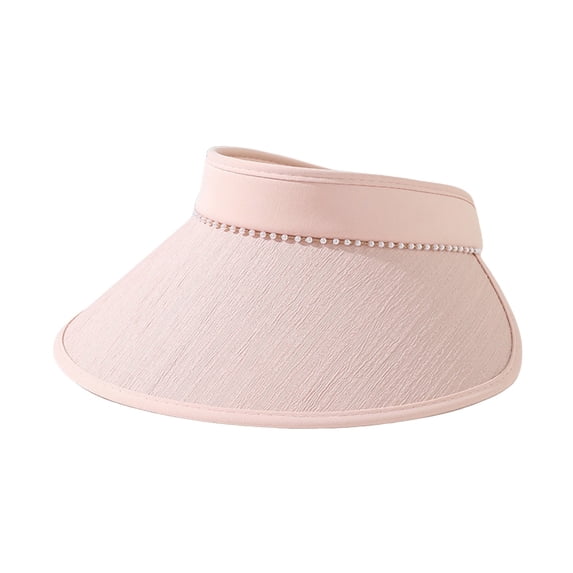 OJSFQUFP Sports Sun Visor Hats Women Foldable Brim Lightweight Packable Adjustable Visor Caps Running Tennis