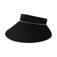 thumbnail image 1 of OJSFQUFP Sports Sun Visor Hats Women Foldable Brim Lightweight Packable Adjustable Visor Caps Running Tennis, 1 of 5