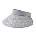 thumbnail image 1 of OJSFQUFP Sports Sun Visor Hats Women Foldable Brim Lightweight Packable Adjustable Visor Caps Running Tennis, 1 of 9