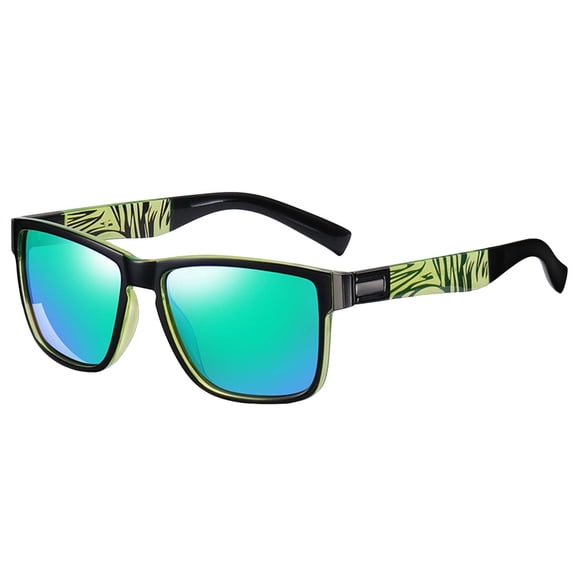 OJSFQUFP Sports Sunglasses Outdoor Color Polarized Windproof Sunglasses Square Windproof Sunglasses