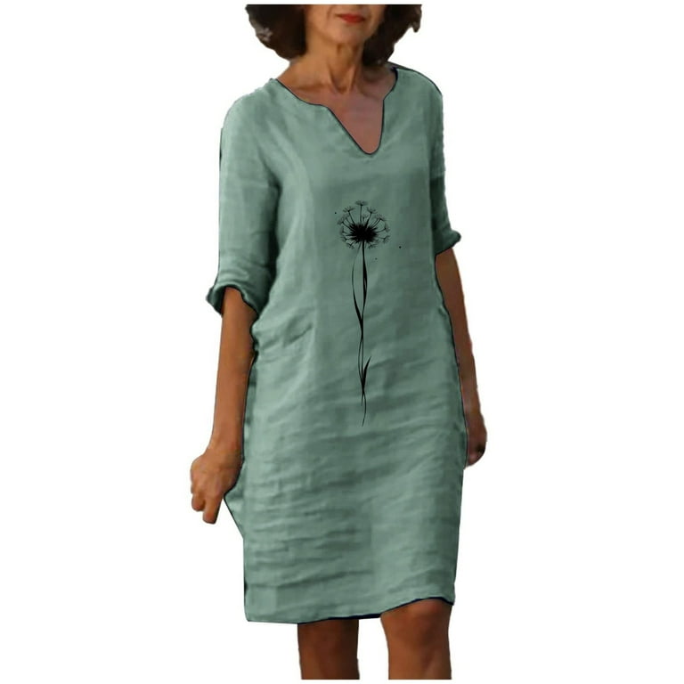 Casual Geometric Printing V Neck Printed Dress Dresses Casual Geometric Printing V Neck Printed Dress Dresses