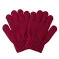thumbnail image 1 of OJSFQUFP Toddler Winter Gloves Knitted Warm Elastic Gloves Suitable for Boys and Girls 5-10 Years, 1 of 9