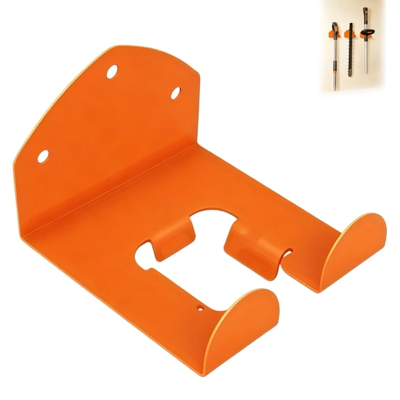 OJSFQUFP Weedeater Hanger,2 Pack Garage Organize Grass String Trimmer Rack,Metal Weed Eater Holder Wall Mount, Garden Tool Storage Rack Loads