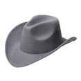 thumbnail image 1 of OJSFQUFP Western Cowboy Hat for Kids Girl Boy Classic Fedora Hat Elegant Theme Party Headwear Photography Hat, 1 of 9