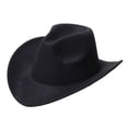 thumbnail image 1 of OJSFQUFP Western Cowboy Hat for Kids Girl Boy Classic Fedora Hat Elegant Theme Party Headwear Photography Hat, 1 of 9