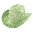 thumbnail image 1 of OJSFQUFP Western Hat Glitter Cowboy Hat for Women Men Party Hat Carnival Fancy Dress Retro Glitter Hat Soft Fabric Lightweight Foldable Elegant Cowboy Hat Costume Accessory, 1 of 4