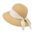 thumbnail image 1 of OJSFQUFP Women Beach Hat Summer Straw Sun Hat Fashion Wide Brim Straw Sun Hat, 1 of 3