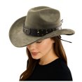 thumbnail image 1 of OJSFQUFP Women Western Cowboy Hats Studded Wide Brimmed Hats with Belt, 1 of 6