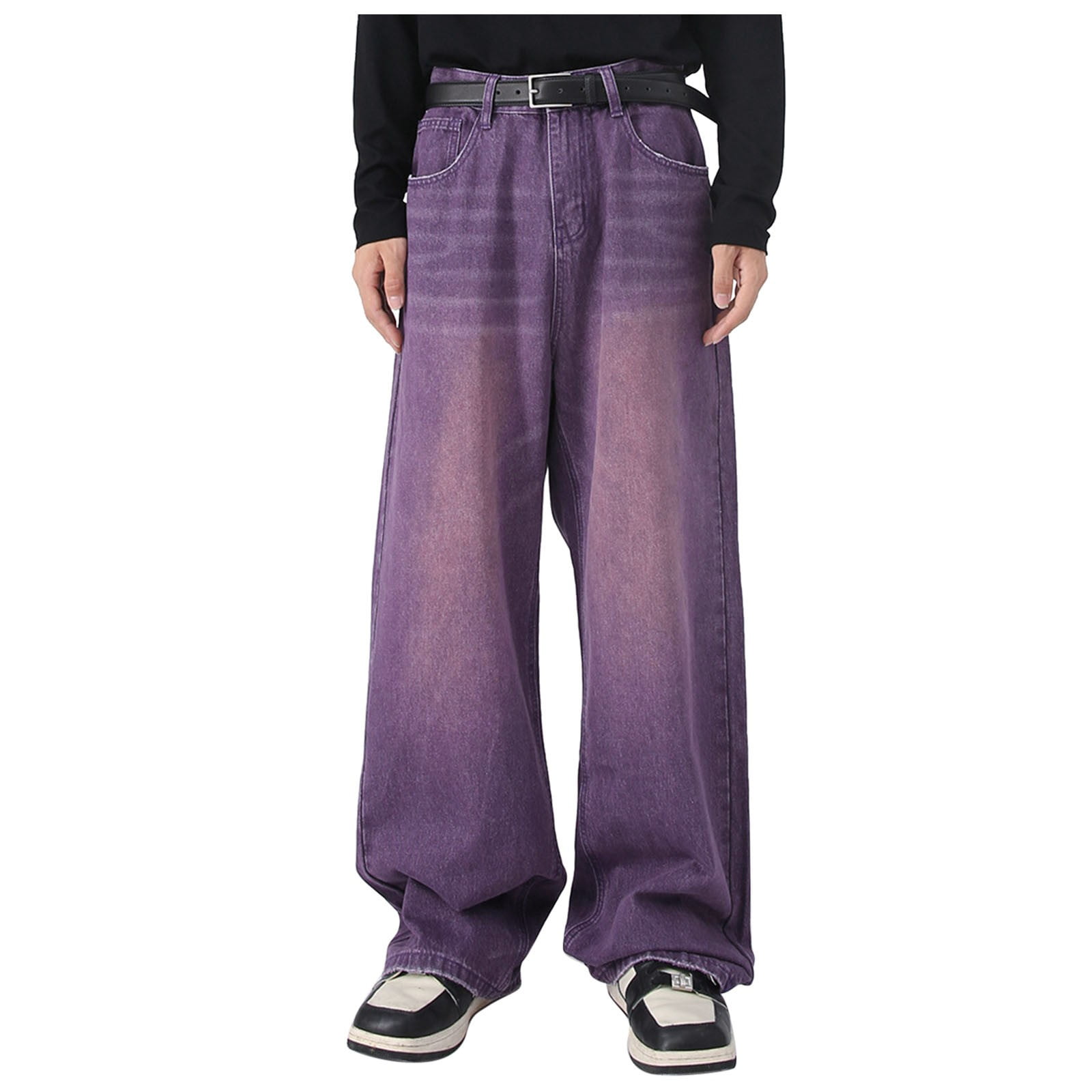 OJSFQUFP baggy womens jeans Purple Retro Colored Wide Leg OJSFQUFP baggy womens jeans Purple Retro Colored Wide Leg