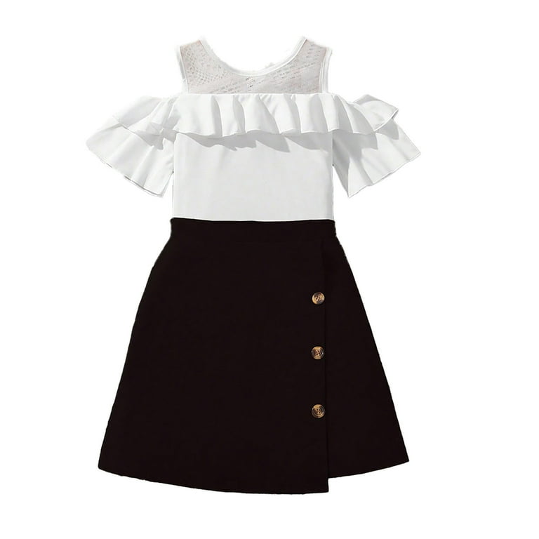 Ruffled Off-The-Shoulder Solid Color Irregular Dress Ruffled Off-The-Shoulder Solid Color Irregular Dress