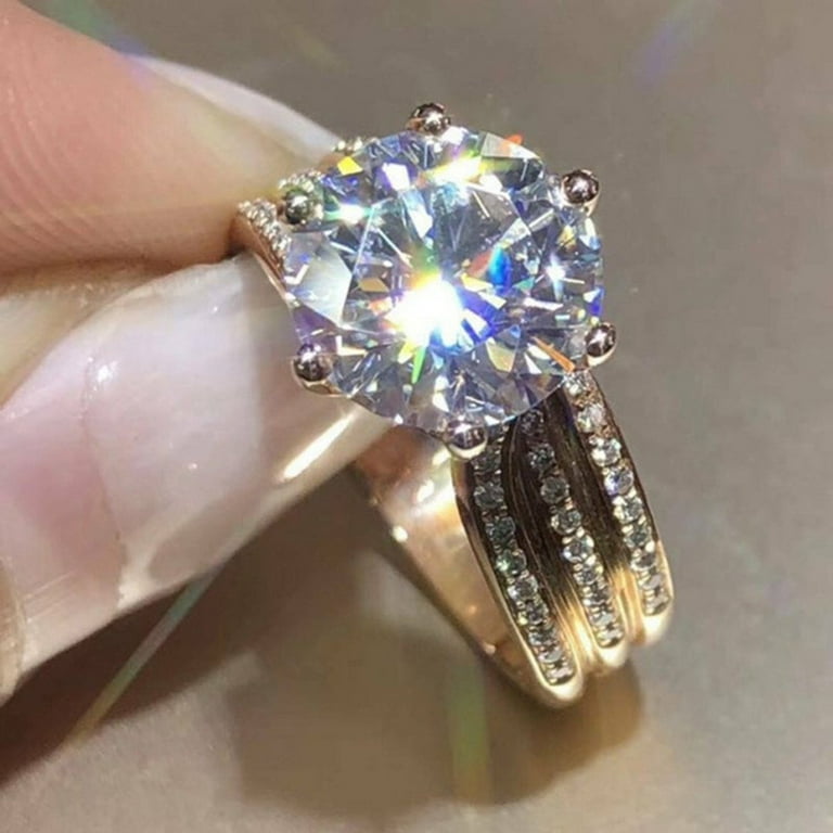 Rings with screw in stones best sale