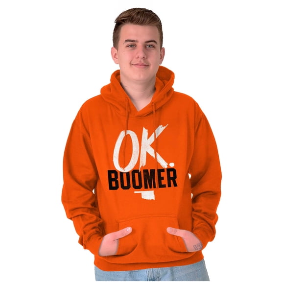 OK Boomer State of Oklahoma Settlers Hoodie Sweatshirt Women Men Brisco Brands X