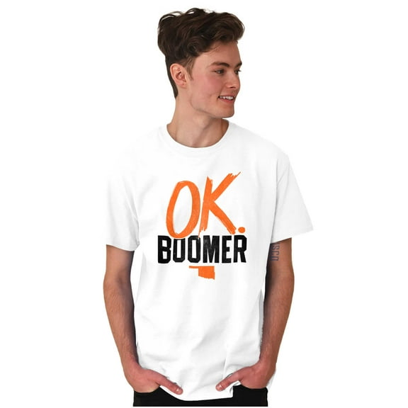 OK Boomer State of Oklahoma Settlers Men's Graphic T Shirt Tees Brisco Brands M