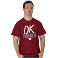 thumbnail image 1 of OK Boomer State of Oklahoma Settlers Men's Graphic T Shirt Tees Brisco Brands X, 1 of 6