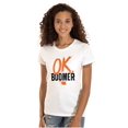 thumbnail image 1 of OK Boomer State of Oklahoma Settlers Womens Slim Fit Graphic Tee Brisco Brands S, 1 of 5