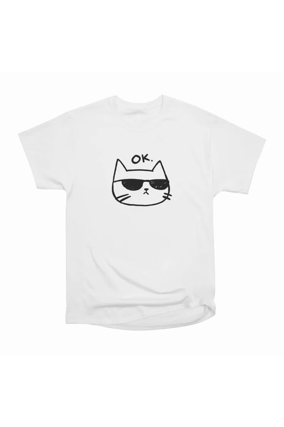 OK CAT T-Shirt Tee Gift For Him Merch For Her Apparel For Friend