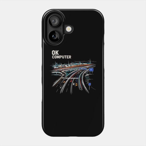 OK Computer Highway Art Case for Apple iPhone 11 12 13 14 15 16 17 Pro Max