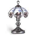 thumbnail image 1 of OK Lighting 14.25" Black Chrome Touch Lamp With Horse Theme, 1 of 1