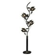 thumbnail image 1 of OK Lighting 73 Black Floor Lamp with Black Base Finish, 1 of 2