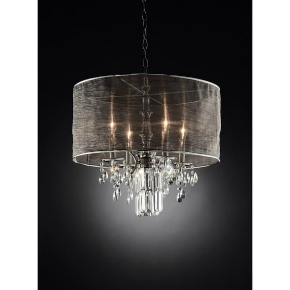 OK-5127h 20-Inch Classy Crystal Ceiling Lamp