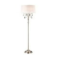 thumbnail image 1 of OK Lighting Crystal Silver Floor Lamp with Metal Material, 1 of 3
