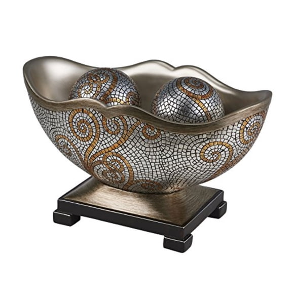 OK Lighting Theos Decorative Bowl With Spheres