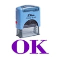thumbnail image 1 of OK Self Inking Rubber Stamp Custom Shiny Office Stationary Stamp, 1 of 1