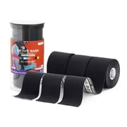 OK TAPE Kinesiology Athletic Tape Basic Original Cotton Athletic Tap 2in 16.4ft, 3 Rolls Black